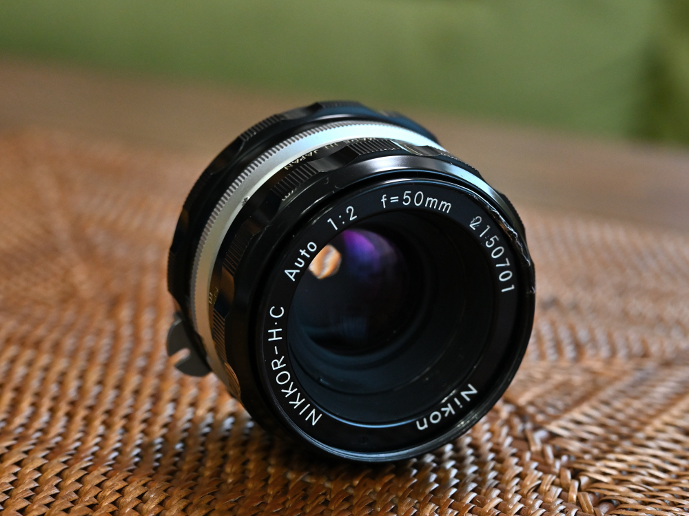 Nikon Nikkor-H 50mm F2 単焦点レンズ　オールドレンズ